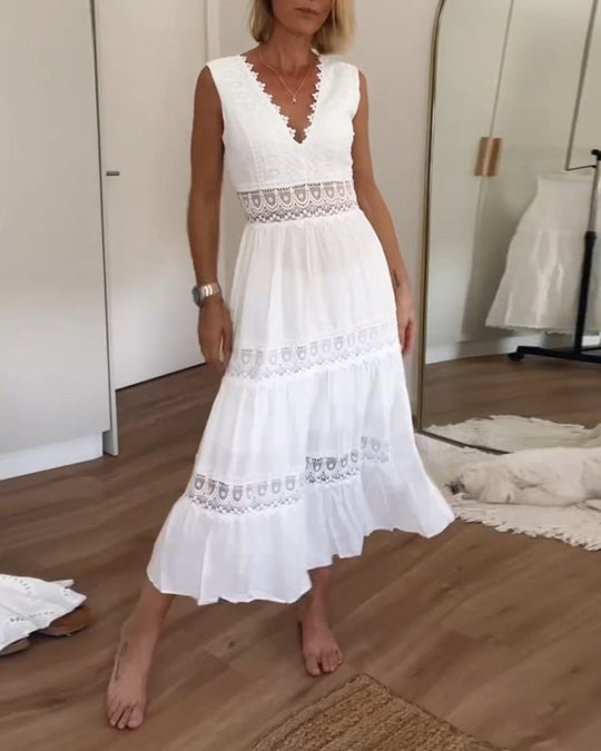 Hope - Weißes Spitzenkleid