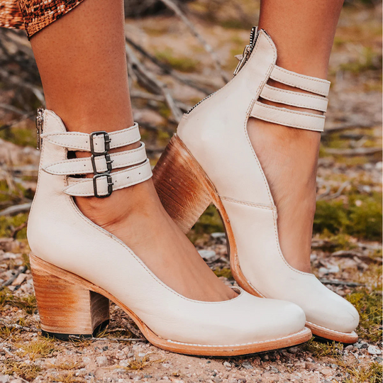 Violet - Elegante Vintage-Schuhe mit Absatz