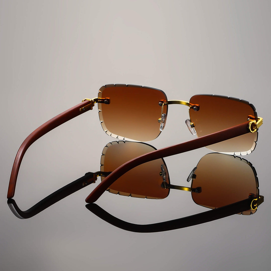 Rahmenlose Retro-Brille Napoli