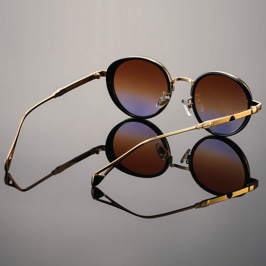 Runde Retro-Brille Carter