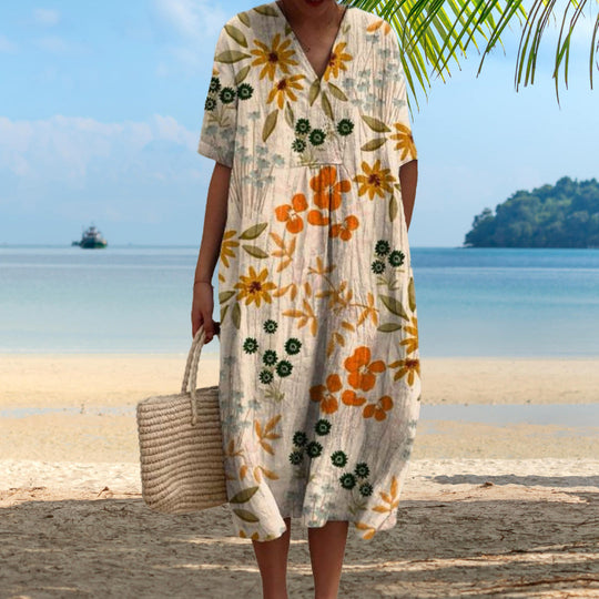 Lora™ Geblümtes Sommerkleid