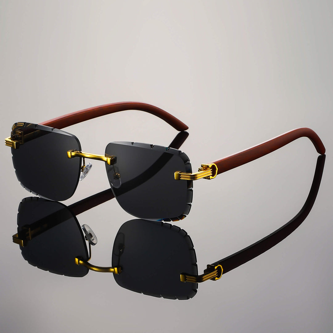 Rahmenlose Retro-Brille Napoli