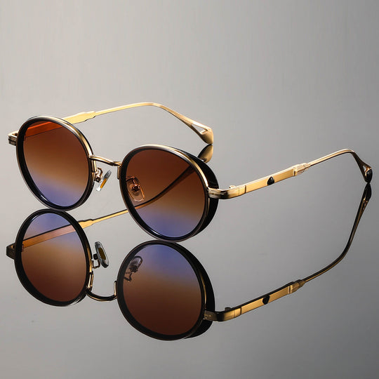 Runde Retro-Brille Carter