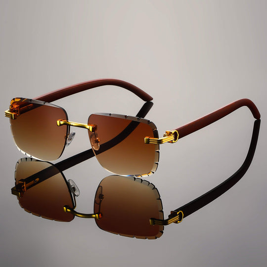 Rahmenlose Retro-Brille Napoli