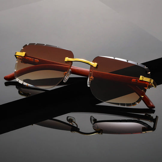 Rahmenlose Retro-Brille Napoli
