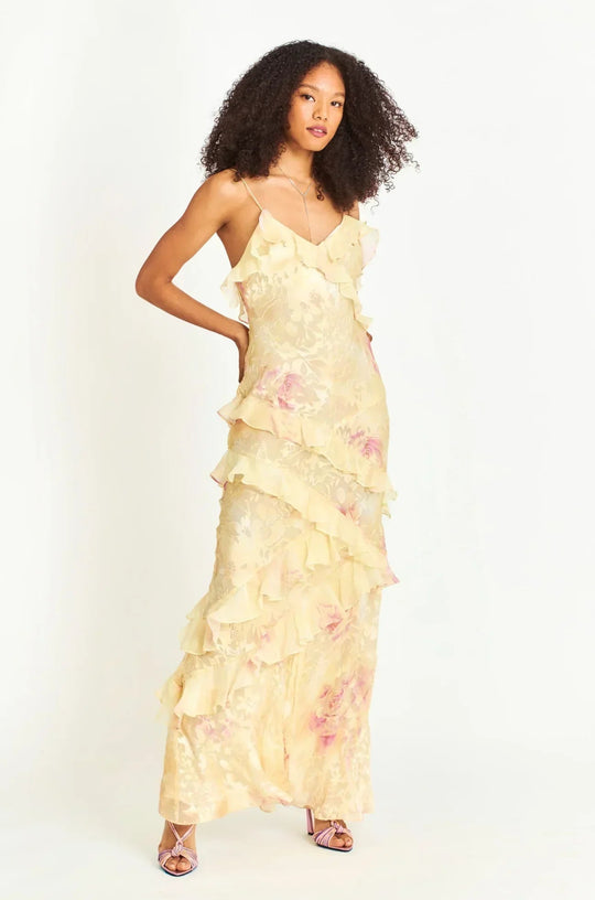 Amanda - Leichtes ärmelloses Maxikleid