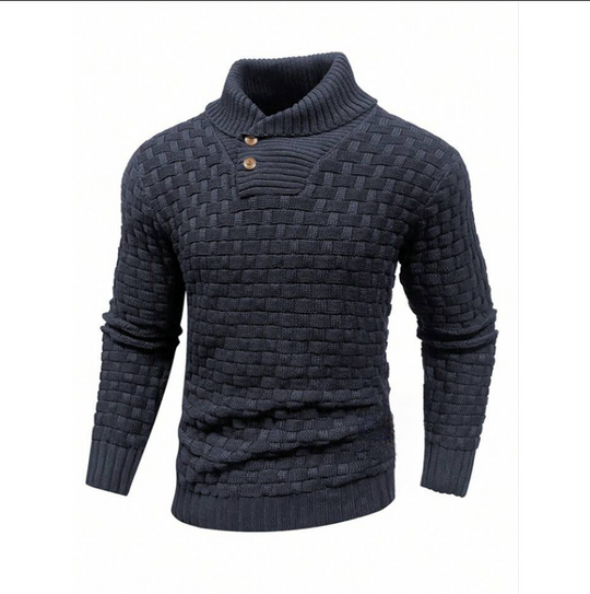 Valmo - Herren Stilvoller und Bequemer Strickpullover