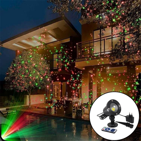 Weihnachtsprojektor - Outdoor LED Firefly Weihnachtsbeleuchtung wasserdichter Projektor