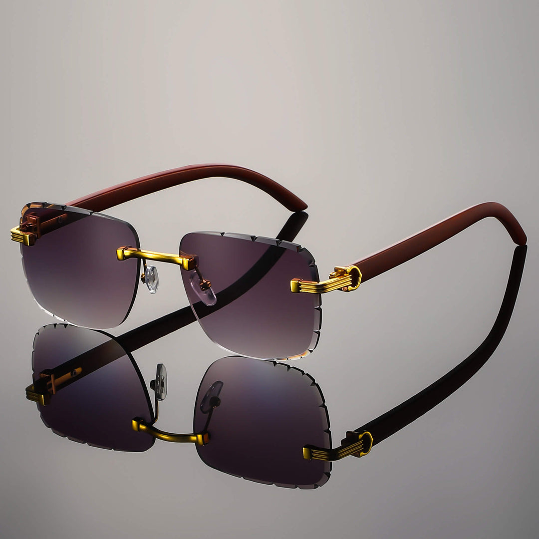 Rahmenlose Retro-Brille Napoli