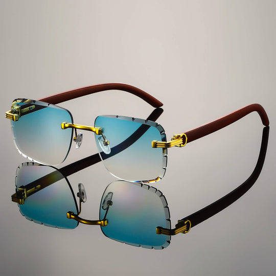 Rahmenlose Retro-Brille Napoli