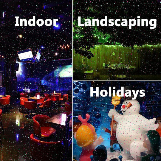 Weihnachtsprojektor - Outdoor LED Firefly Weihnachtsbeleuchtung wasserdichter Projektor