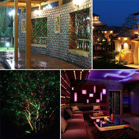 Weihnachtsprojektor - Outdoor LED Firefly Weihnachtsbeleuchtung wasserdichter Projektor