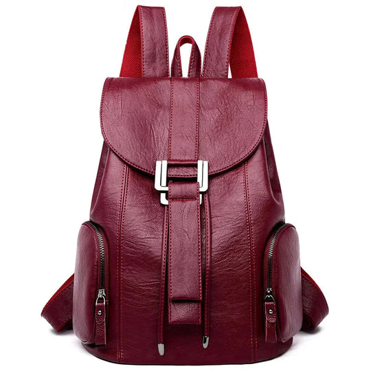 VERA | DIEBSTAHLSICHERER LEDERRUCKSACK