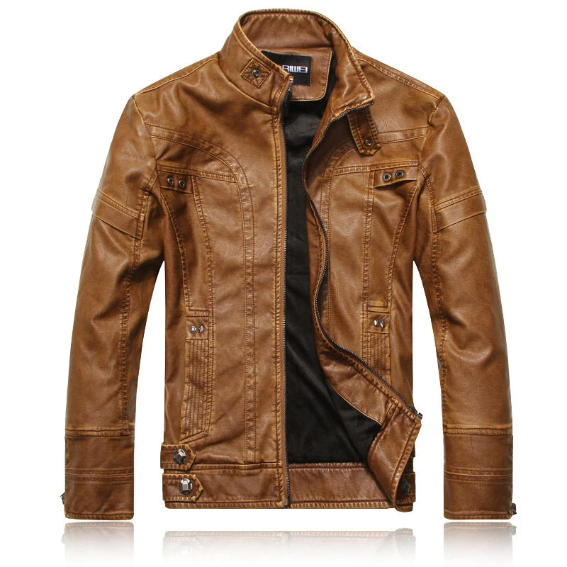 Duke™ Bikerjacke aus Leder