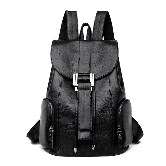 VERA | DIEBSTAHLSICHERER LEDERRUCKSACK
