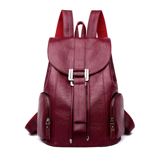VERA | DIEBSTAHLSICHERER LEDERRUCKSACK