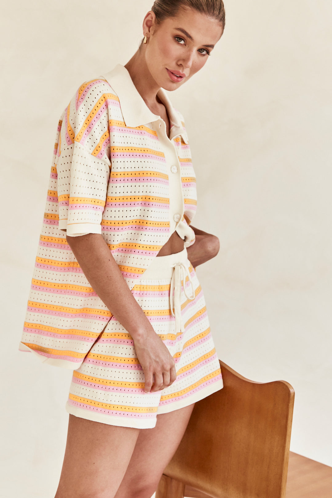Caressa - Mehrfarbiges Strickset