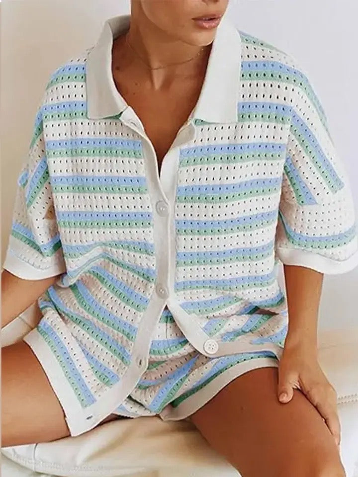 Caressa - Mehrfarbiges Strickset