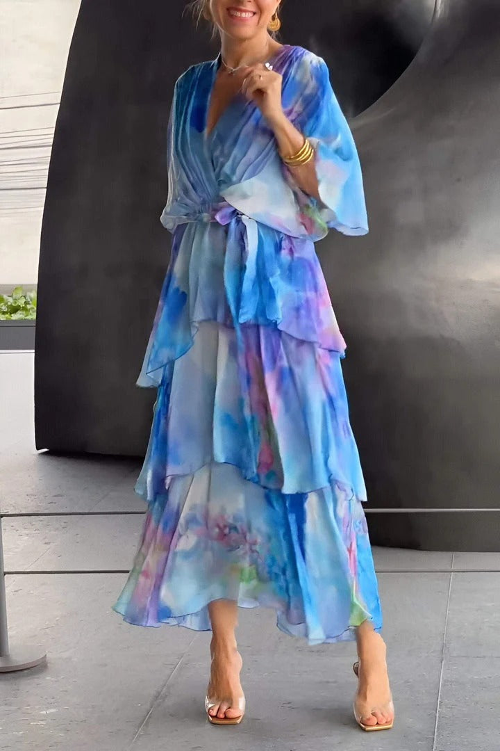 Betty - Atemberaubendes Kleid mit V-Ausschnitt