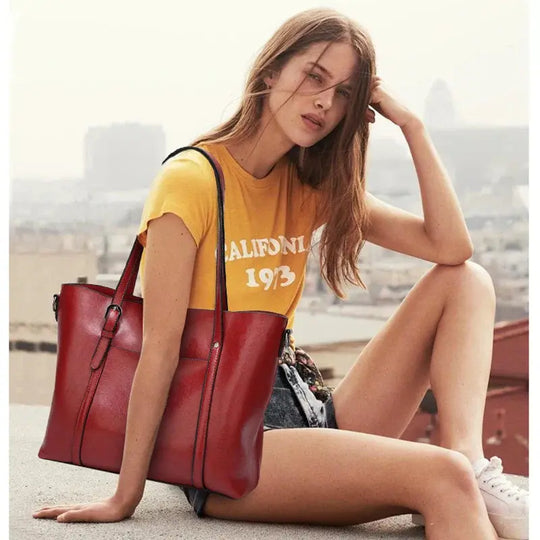 Elegance Kelley - Luxuriöse Lederhandtasche