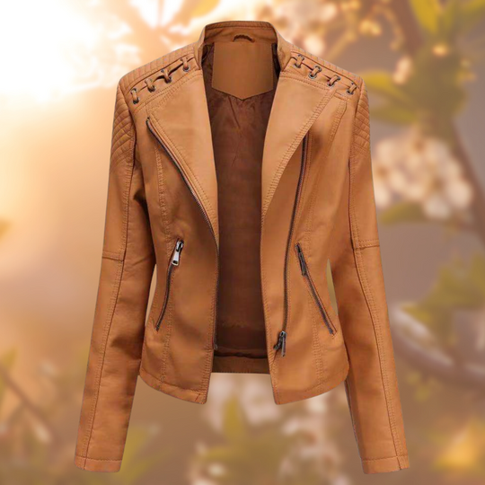 Vivetta™ Elegante vegane Lederjacke