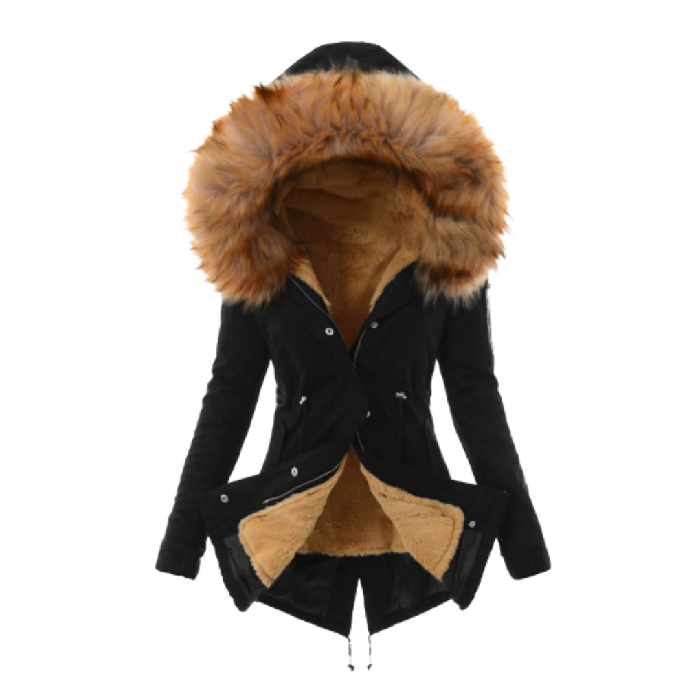 WinterGlow – Warme Winterjacke mit Kapuze