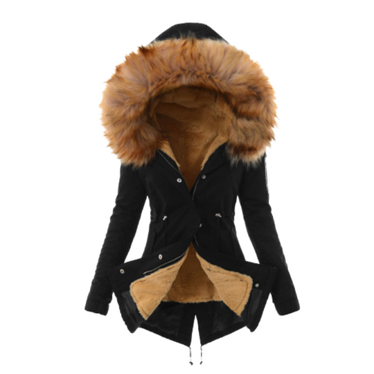 WinterGlow – Warme Winterjacke mit Kapuze