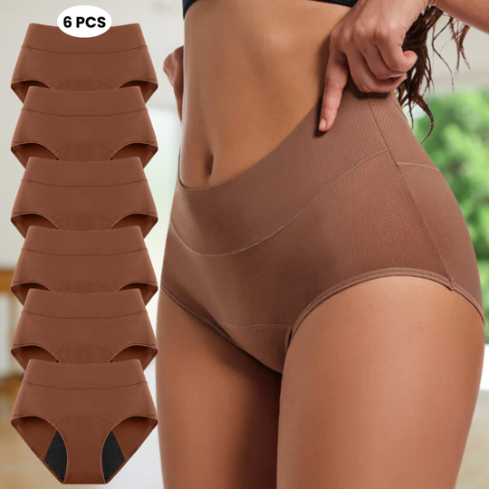 Shapehugger - 6er-Pack 3-Schicht-Unterwäsche - 100 % Auslaufschutz