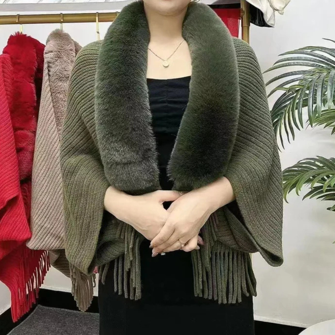 Camilla - Eleganter Damen-Herbstmix Dicker Lockerer Schal