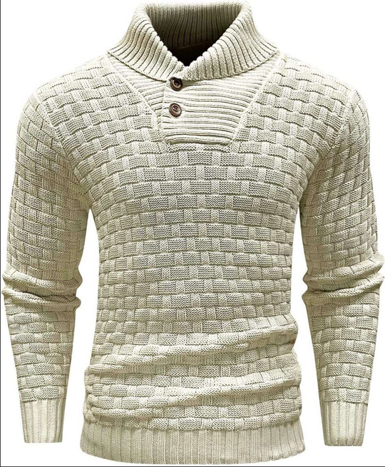 Valmo - Herren Stilvoller und Bequemer Strickpullover