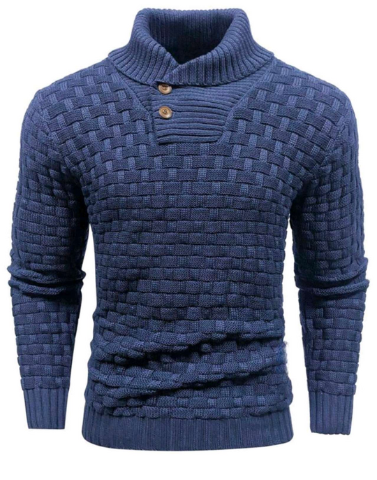 Valmo - Herren Stilvoller und Bequemer Strickpullover