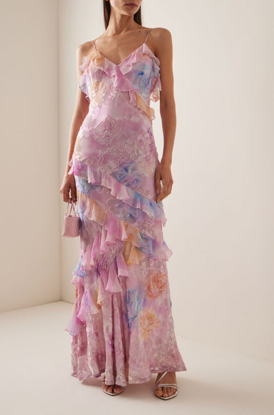 Amanda - Leichtes ärmelloses Maxikleid