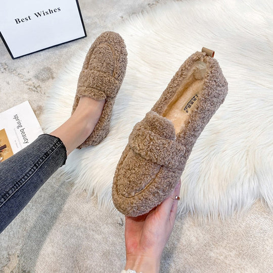 Arielle - Plüsch-Slipper mit rutschfester Sohle