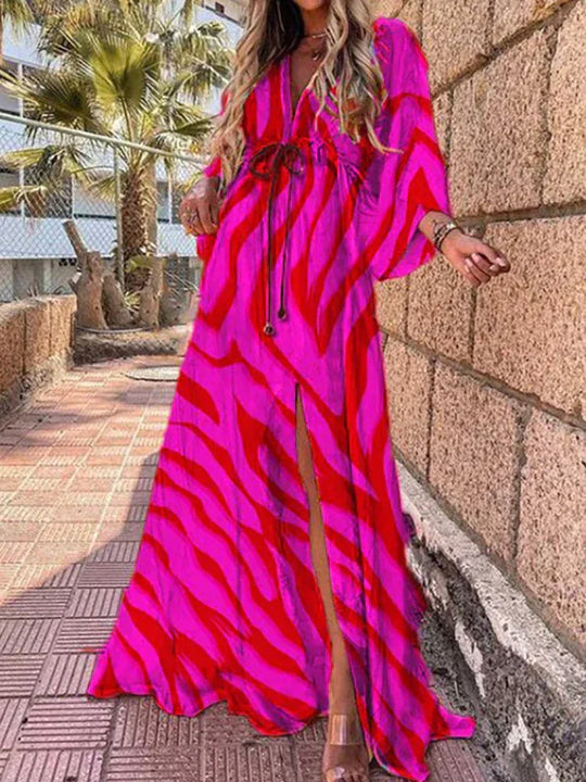 Nora - Stilvolles farbenfrohes Kleid