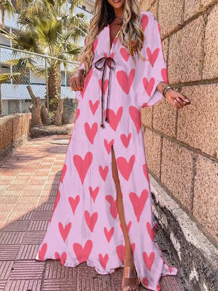Nora - Stilvolles farbenfrohes Kleid