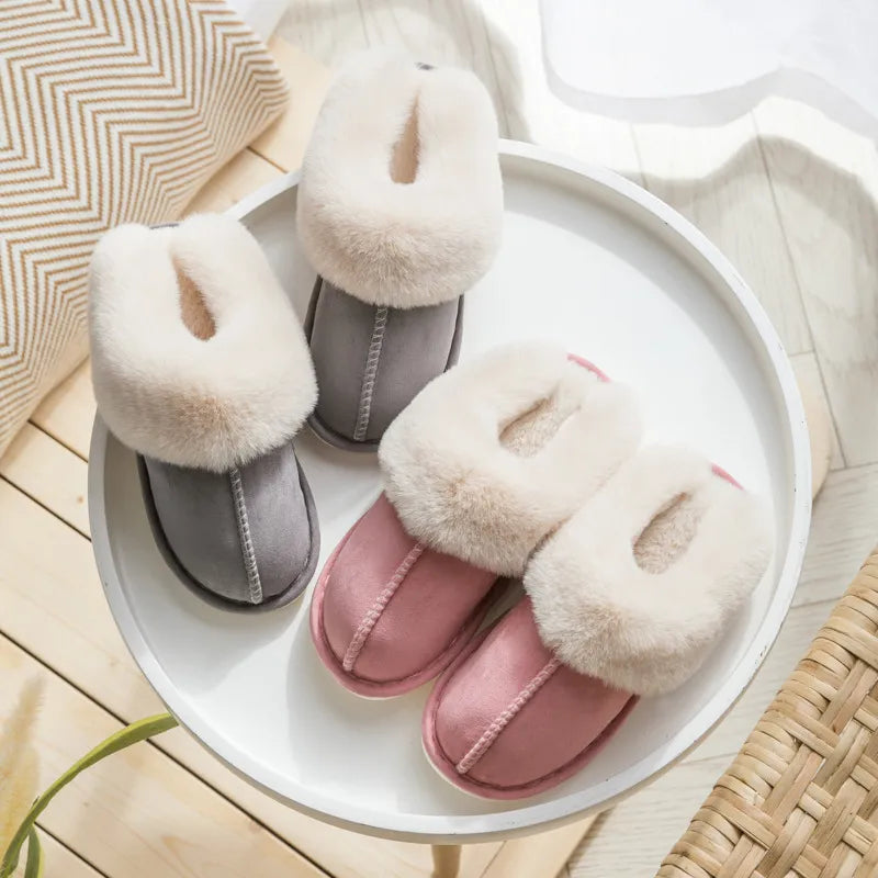 WarmFaux - Luxuriöse Warmgefütterte Hausschuhe