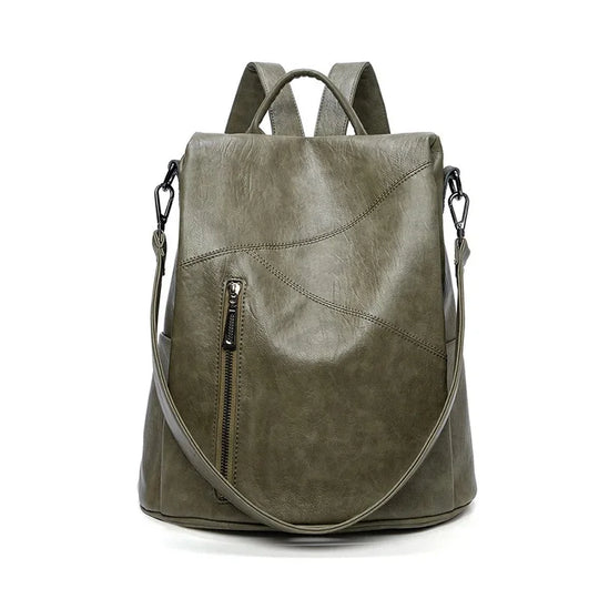 JOANA | DIEBSTAHLSICHERER LEDERRUCKSACK