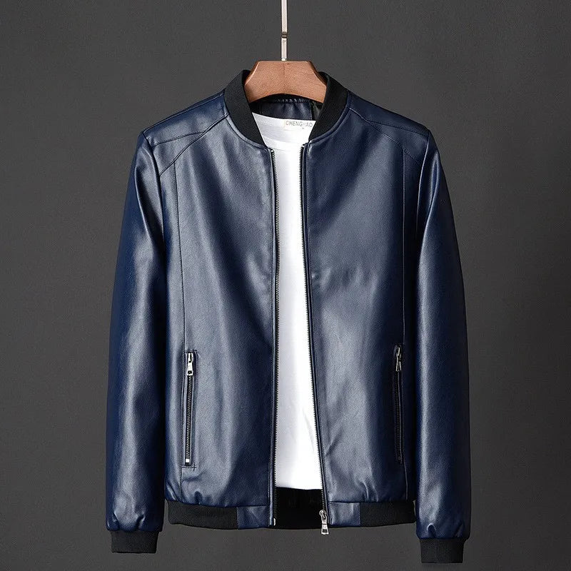 Troy™ Lässige Lederjacke