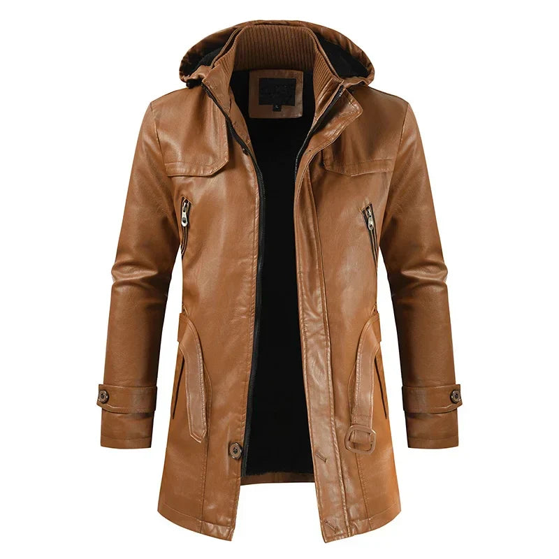 Zane™ Lange Lederjacke