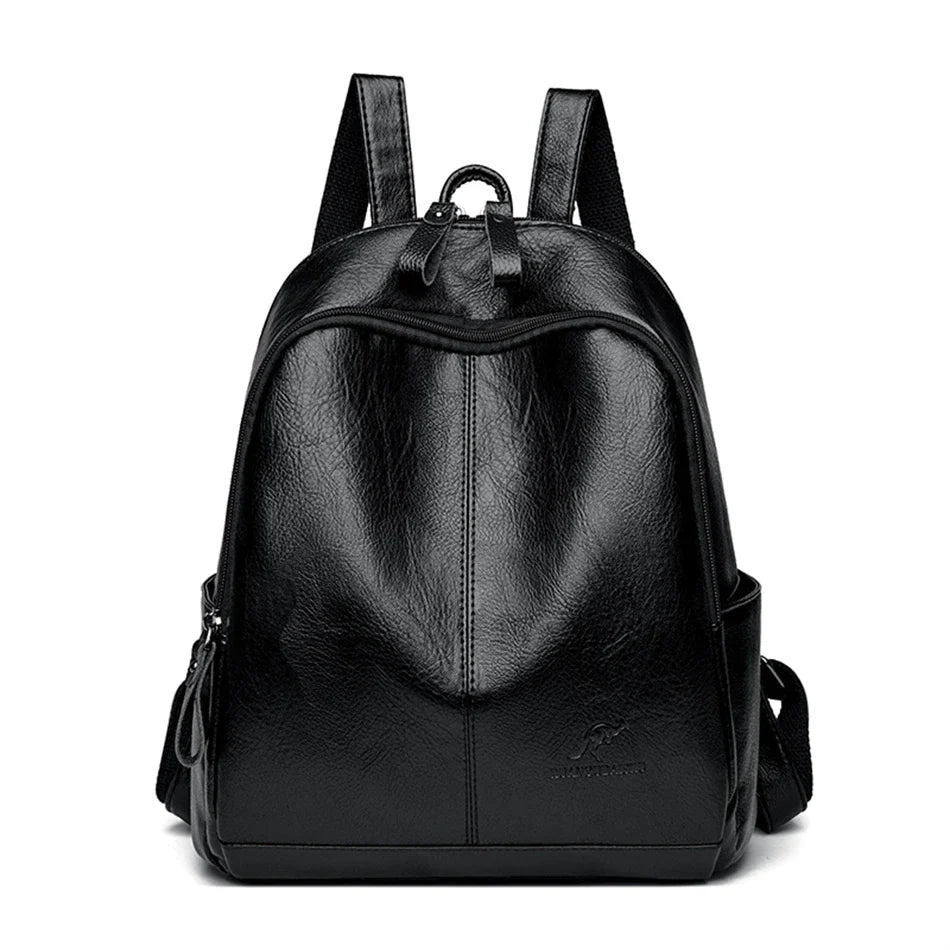 ZAYA | DIEBSTAHLSICHERER LEDERRUCKSACK