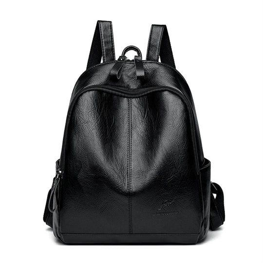 ZAYA | DIEBSTAHLSICHERER LEDERRUCKSACK