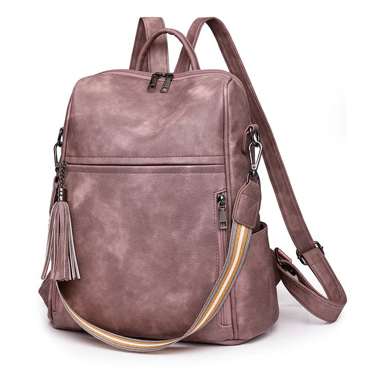 NAOMY | DIEBSTAHLSICHERER LEDERRUCKSACK