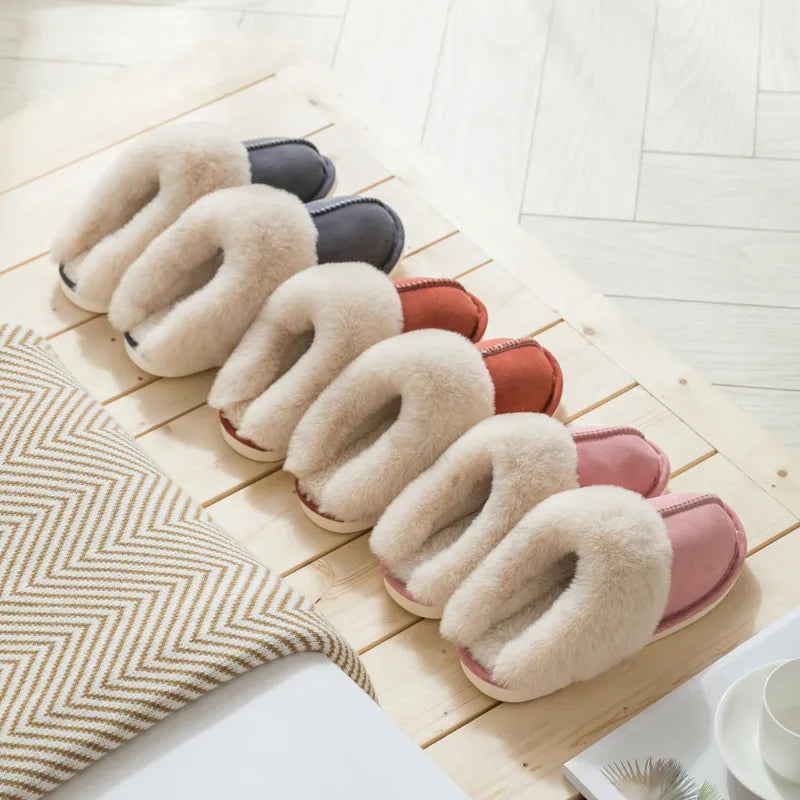 WarmFaux - Luxuriöse Warmgefütterte Hausschuhe
