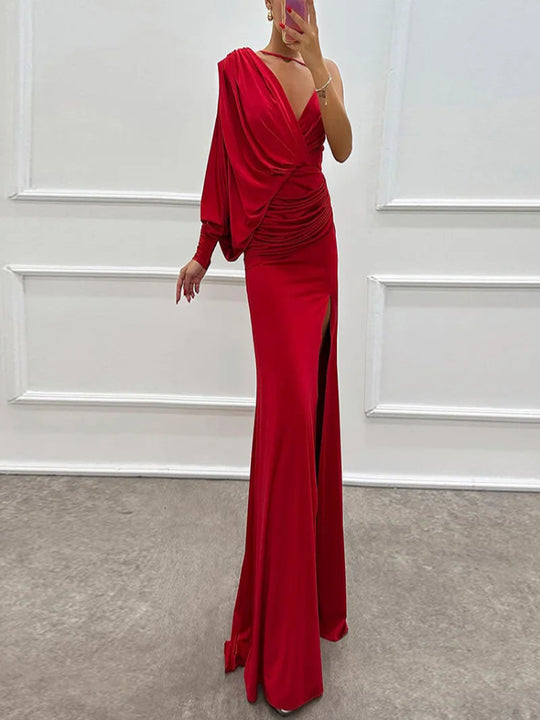 Iliana | Ein-Schulter-Kleid