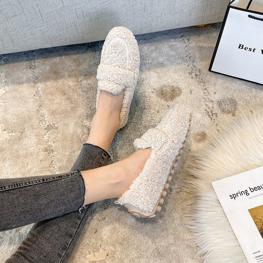 Arielle - Plüsch-Slipper mit rutschfester Sohle