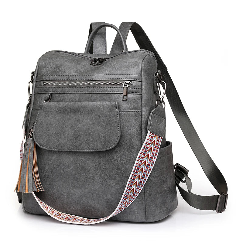 NOA | DIEBSTAHLSICHERER LEDERRUCKSACK