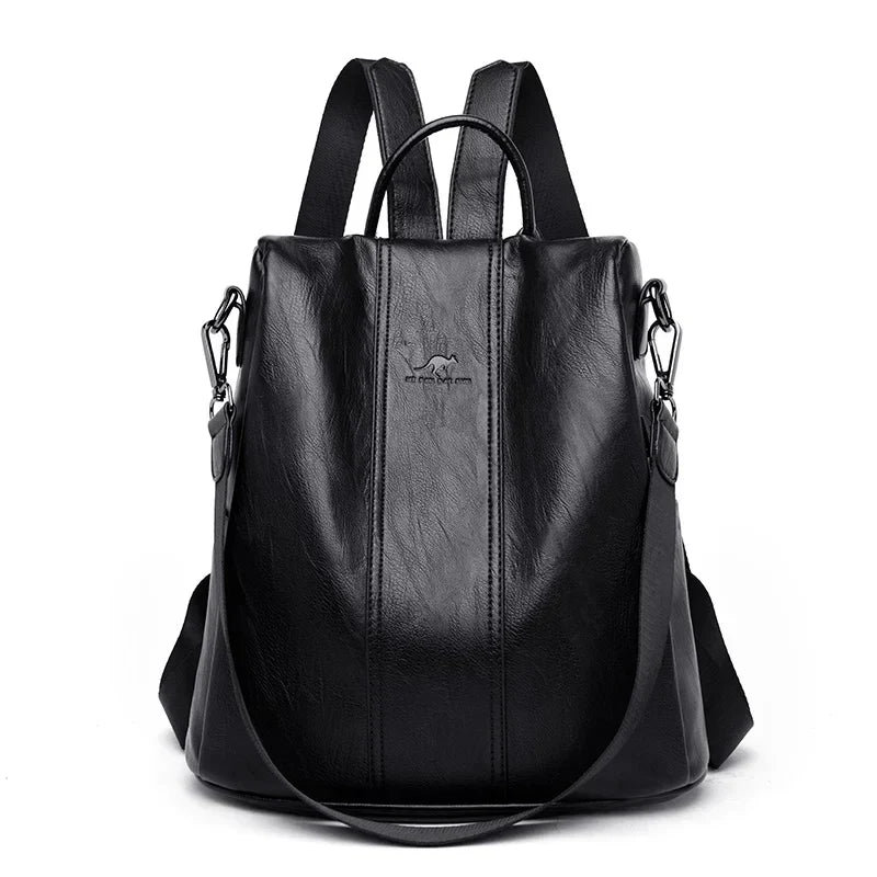 ELSA | DIEBSTAHLSICHERER LEDERRUCKSACK