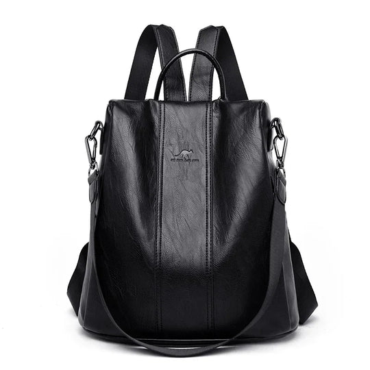 ELSA | DIEBSTAHLSICHERER LEDERRUCKSACK