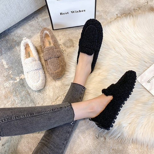 Arielle - Plüsch-Slipper mit rutschfester Sohle