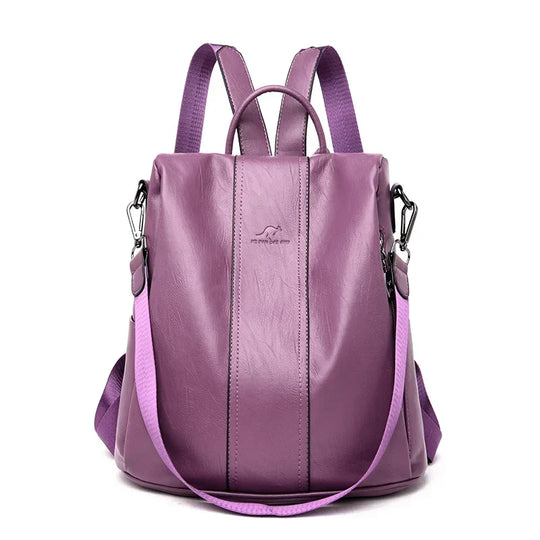 ELSA | DIEBSTAHLSICHERER LEDERRUCKSACK
